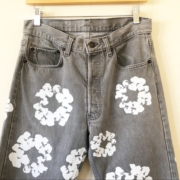 Levi's x Denim Tears Cotton Wreath Jeans sz 30 - Picture 6 of 13